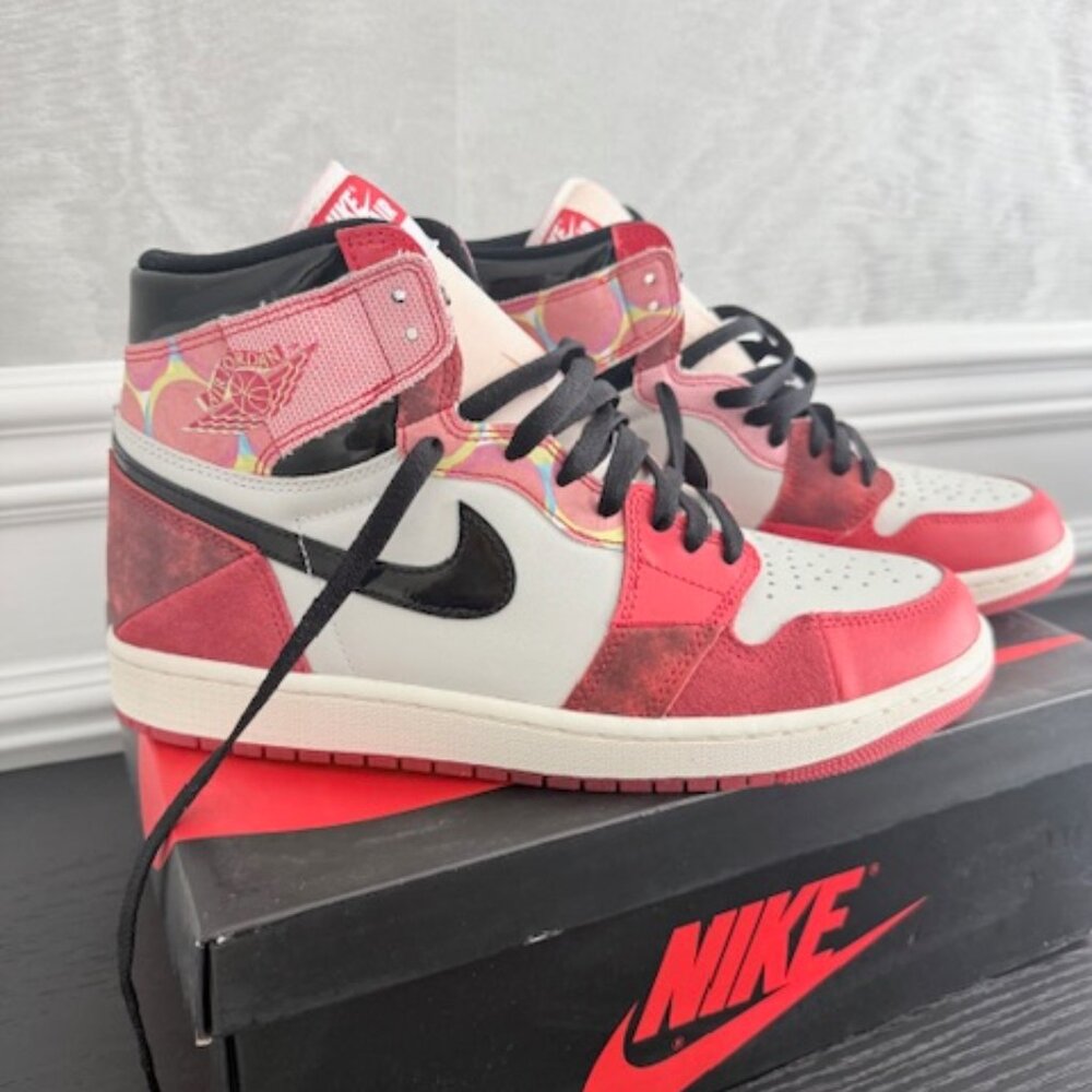 Nike Air Jordan Retro High Top Size 10 --Across The Spiderverse - Picture 9 of 9